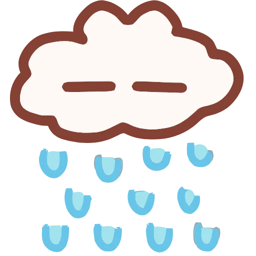 🌧 Эмодзи «Momo & Mimi» для Telegram