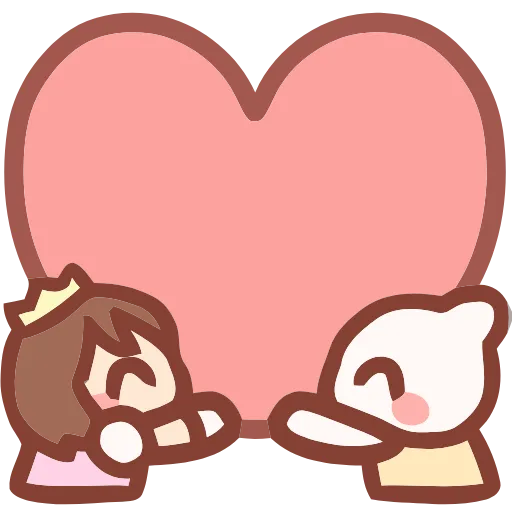 ❤️ Эмодзи «Momo & Mimi» для Telegram