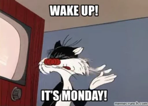 🤨 Стикер «Monday» для Telegram