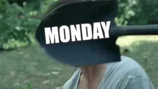🤨 Стикер «Monday» для Telegram