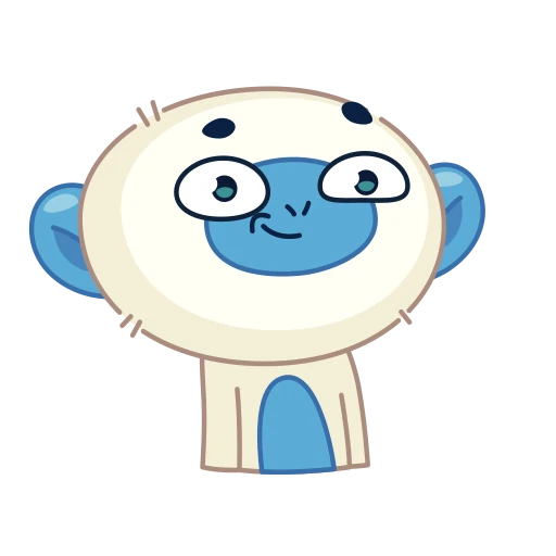 🤬 Стикер «Blue Monkey» для Telegram