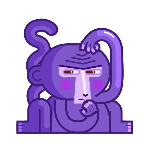 🤔 Стикер «Movin Monkey» для Telegram