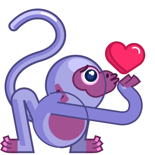 😘 Стикер «Movin Monkey» для Telegram