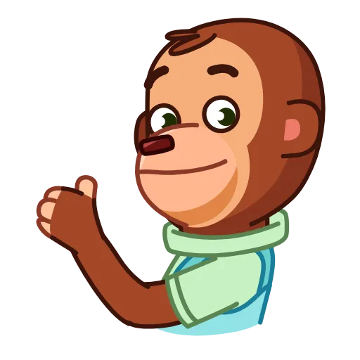 👍 Стикер «Monkey Puppet» для Telegram