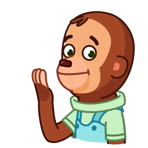 😘 Стикер «Monkey Puppet» для Telegram
