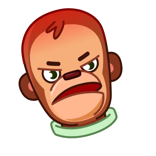 😤 Стикер «Monkey Puppet» для Telegram