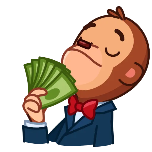 🤑 Стикер «Monkey Puppet» для Telegram