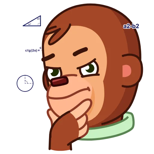 🤔 Стикер «Monkey Puppet» для Telegram