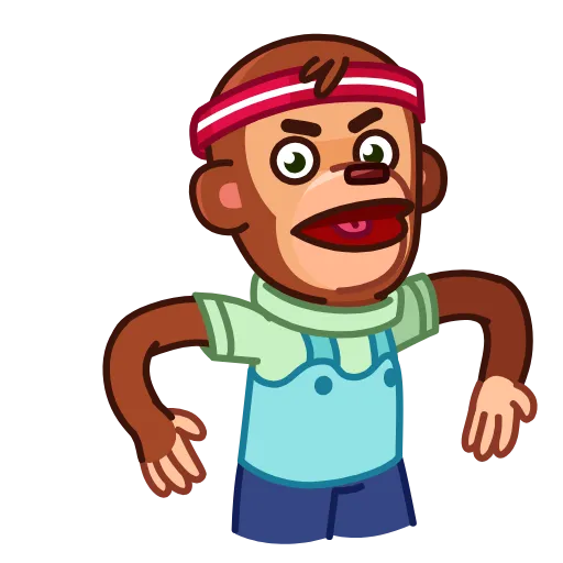 💪 Стикер «Monkey Puppet» для Telegram