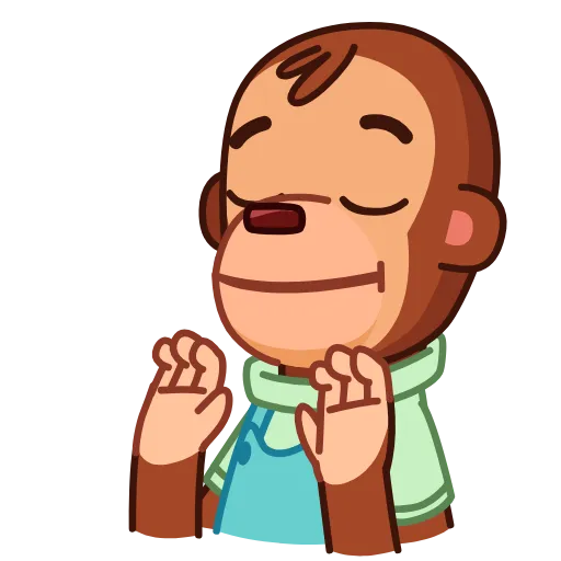 😬 Стикер «Monkey Puppet» для Telegram
