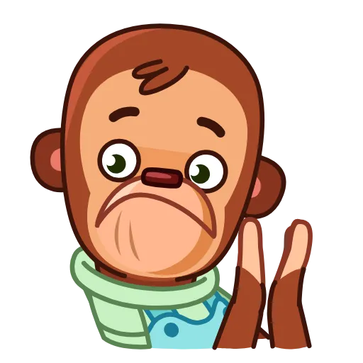 👏 Стикер «Monkey Puppet» для Telegram