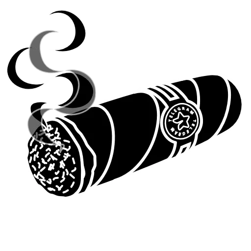 🎁 Эмодзи «Monochrome Black Style» для Telegram
