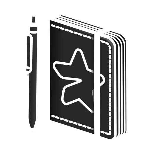 🎁 Эмодзи «Monochrome Black Style» для Telegram