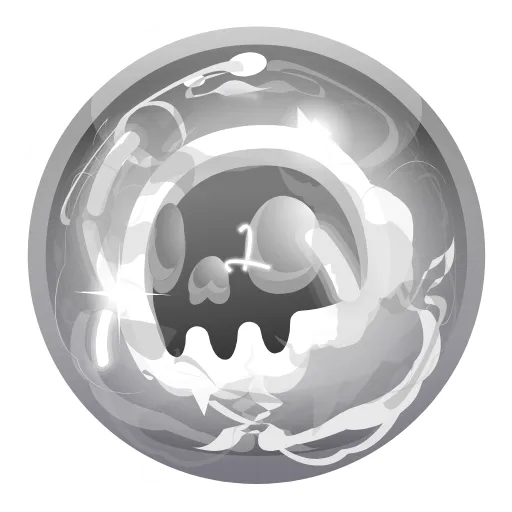 🔮 Эмодзи «Monochrome Black Style» для Telegram