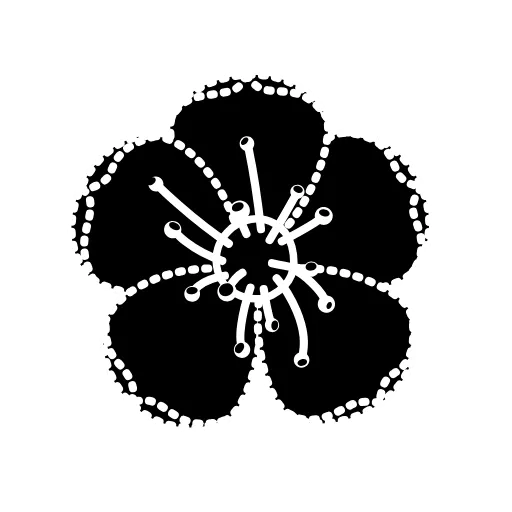 🌸 Эмодзи «Monochrome Black Style» для Telegram