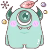 🍂 Эмодзи «Monster» для Telegram