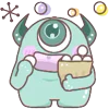 🤤 Эмодзи «Monster» для Telegram