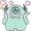 😍 Эмодзи «Monster» для Telegram