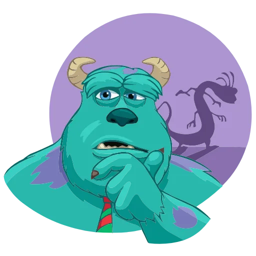 🤔 Эмодзи «Monsters Inc.» для Telegram
