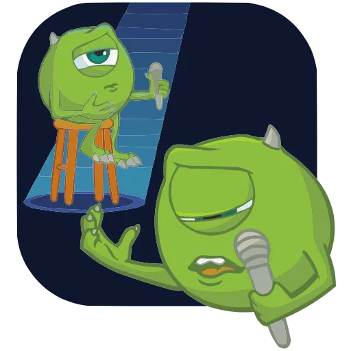🎤 Эмодзи «Monsters Inc.» для Telegram