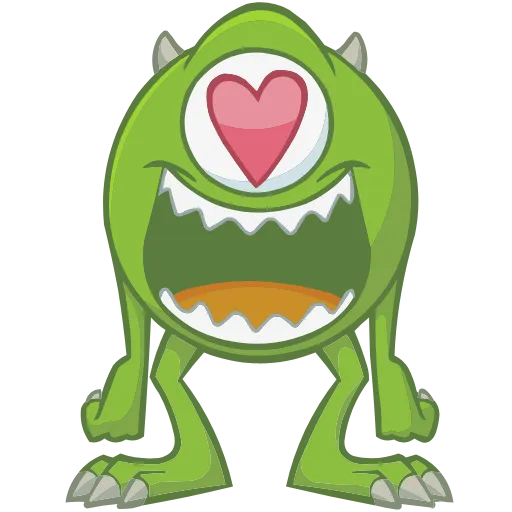 😍 Эмодзи «Monsters Inc.» для Telegram