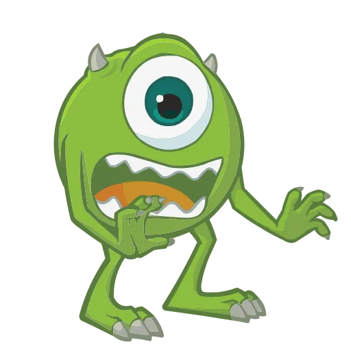 😱 Эмодзи «Monsters Inc.» для Telegram