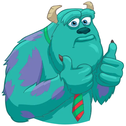 👍 Эмодзи «Monsters Inc.» для Telegram