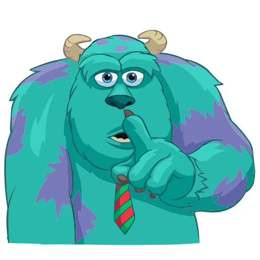 🤫 Эмодзи «Monsters Inc.» для Telegram