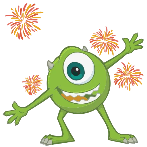 🎊 Эмодзи «Monsters Inc.» для Telegram