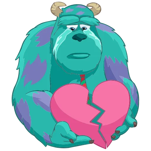 💔 Эмодзи «Monsters Inc.» для Telegram