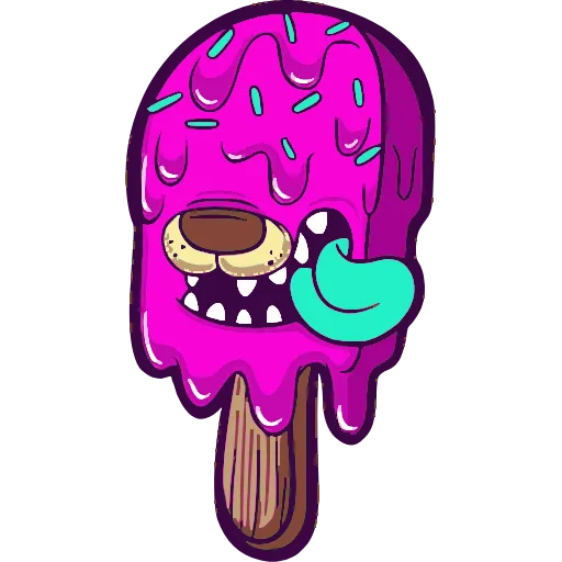 🍦 Эмодзи «Монстрики» для Telegram