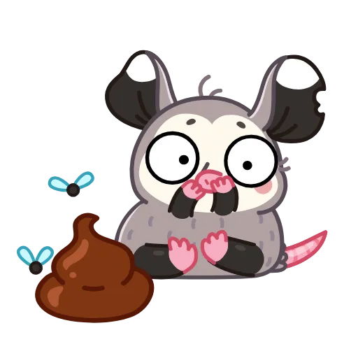 💩 Эмодзи «Monty Opossum» для Telegram