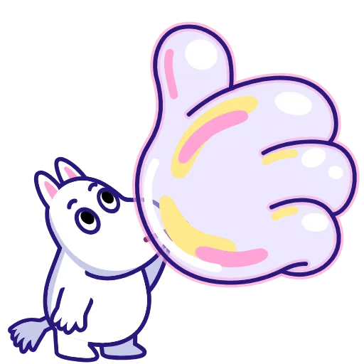 👍 Эмодзи «Moomin» для Telegram
