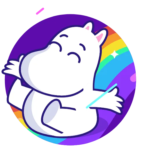 🌈 Эмодзи «Moomin» для Telegram