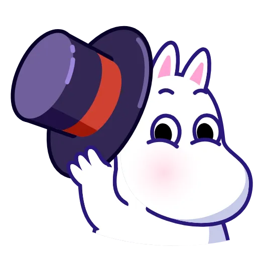 🎩 Эмодзи «Moomin» для Telegram