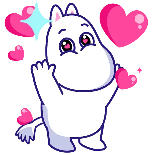 Эмодзи Moomin для Telegram — скачать