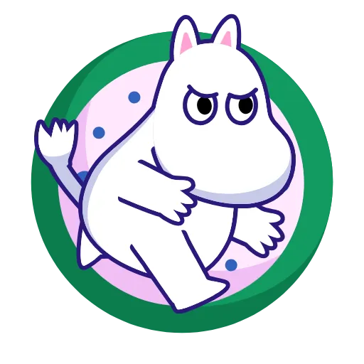 🏃‍♂ Эмодзи «Moomin» для Telegram