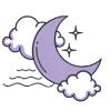 🌙 Эмодзи «Moon - луна» для Telegram