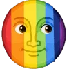 🫥 Эмодзи «Moon - разноцветные луночки» для Telegram