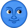 🫥 Эмодзи «Moon - разноцветные луночки» для Telegram