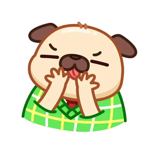 🙅‍♂️ Эмодзи «Мопс» для Telegram