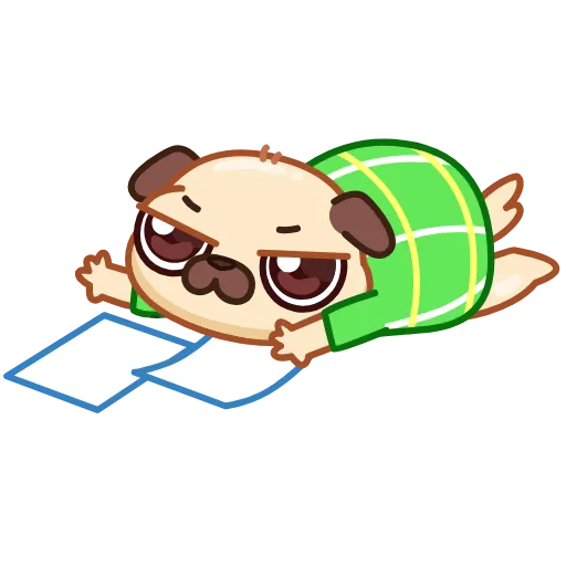 😒 Эмодзи «Мопс» для Telegram