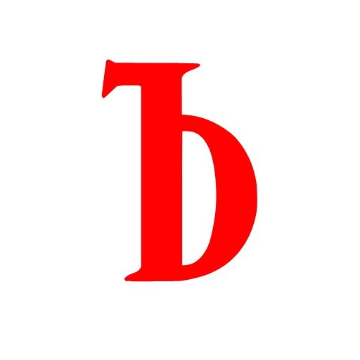 🔤 Эмодзи «Morice красный шрифт» для Telegram
