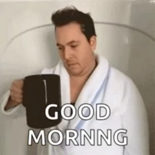 😘 Стикер «Morning» для Telegram