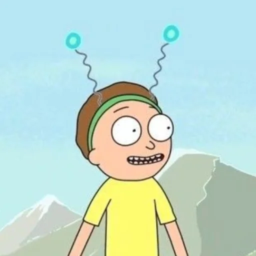 🤗 Стикер «Morty Smith» для Telegram