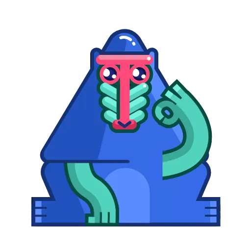 👌 Эмодзи «Movin' Monkey -» для Telegram