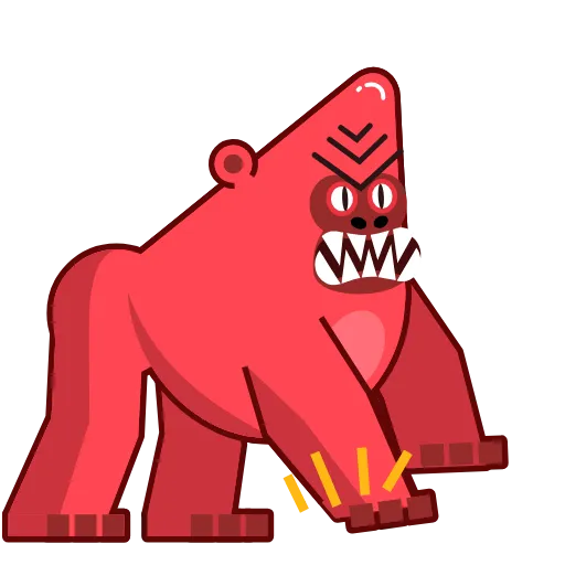 😡 Эмодзи «Movin' Monkey -» для Telegram