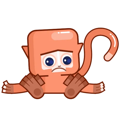 😔 Эмодзи «Movin' Monkey -» для Telegram