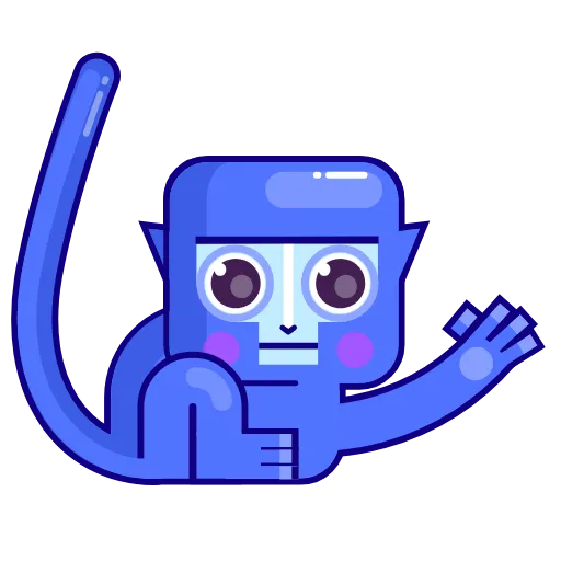 👋 Эмодзи «Movin' Monkey -» для Telegram