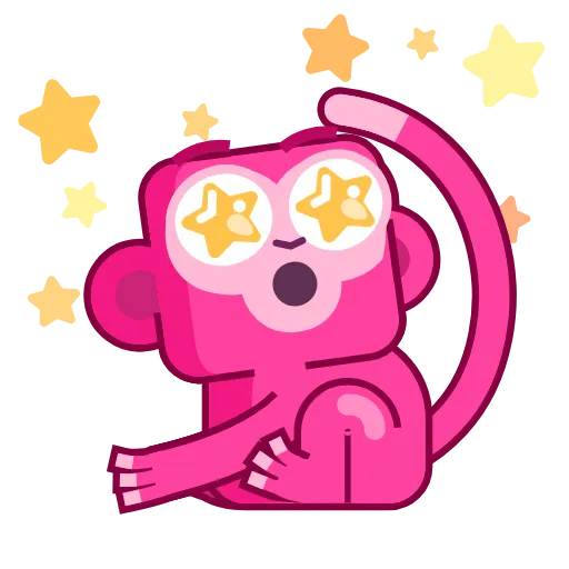 🤩 Эмодзи «Movin' Monkey -» для Telegram